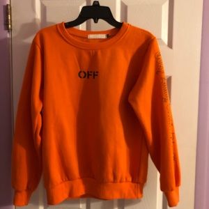 Off-white Orange Crewneck